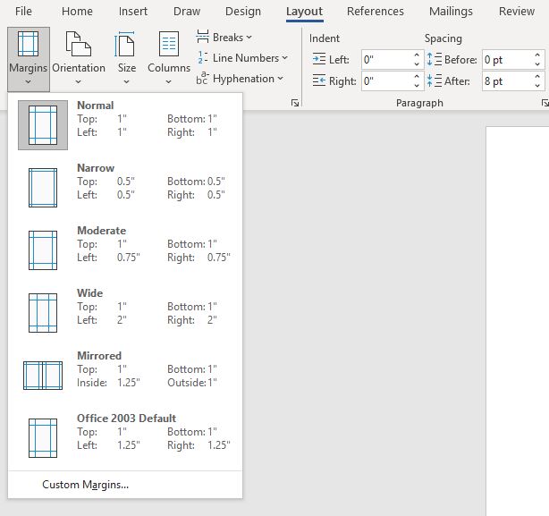 How To Edit Margins In Word Doc